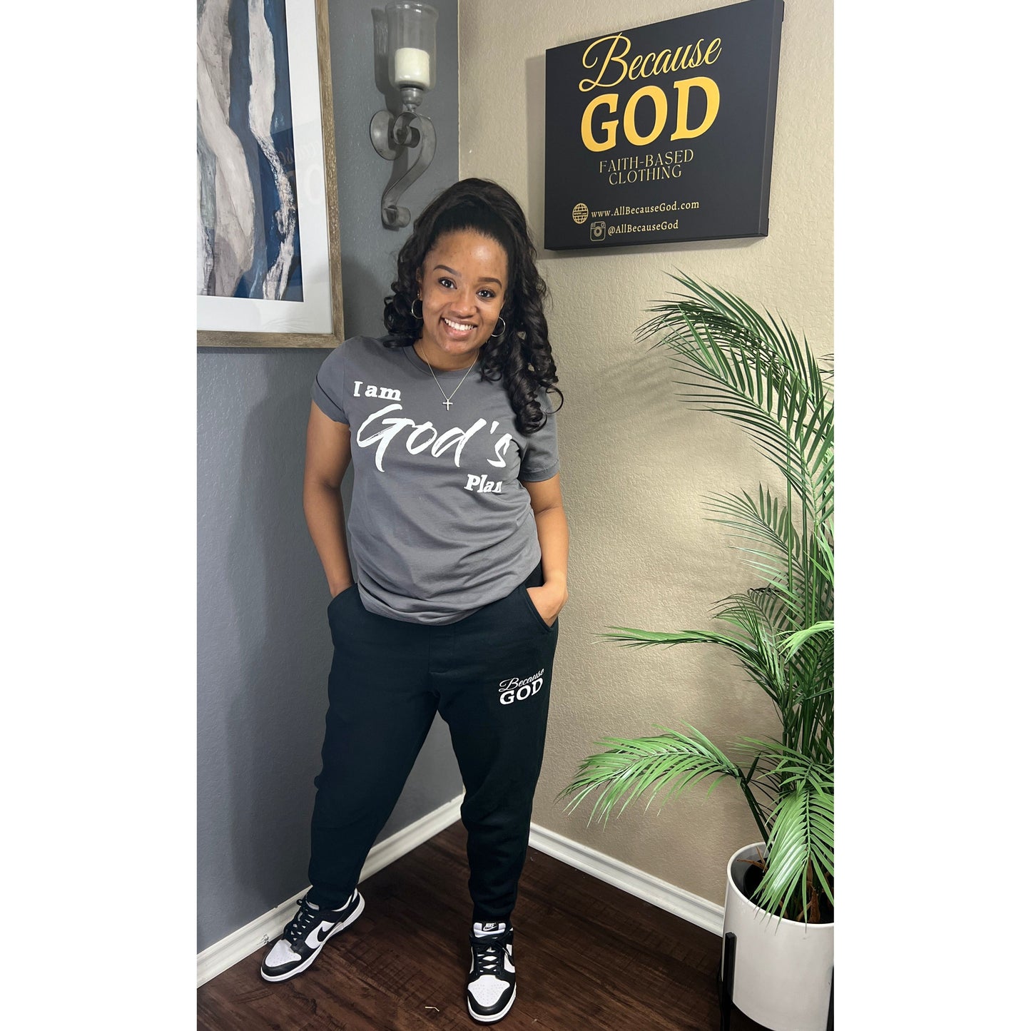 I Am God's Plan - Cement Gray