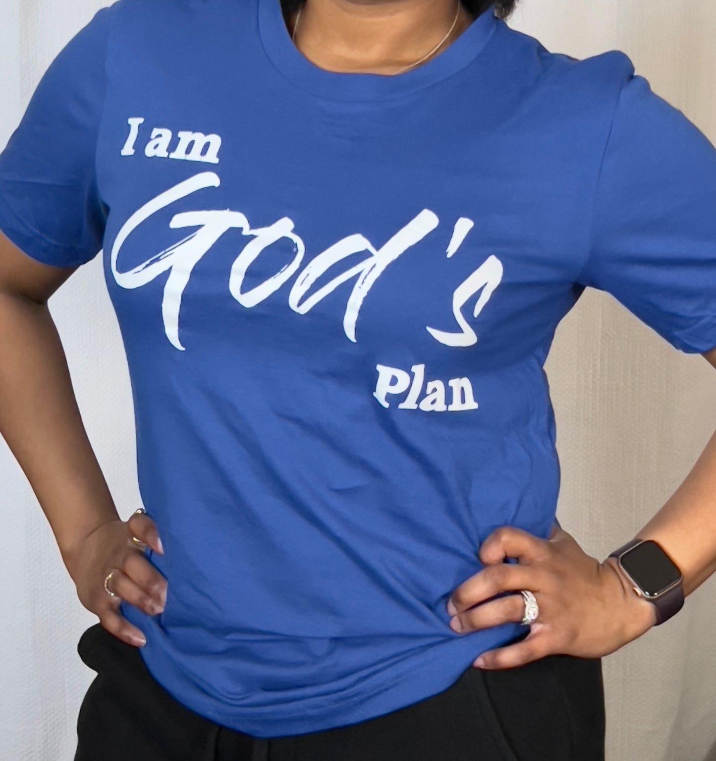 Royal Blue Gods Plan Shirt